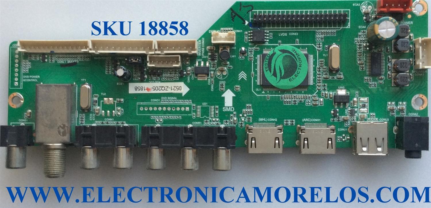 MAIN / RCA 40GE01M3393LNA35-D1 / LD.M3393.B / MK-RE01-140521-ZQ205 / E252098 / 20140426235618 / PANEL LK520D3HB84-12V / MODELOS LED52B55R120Q